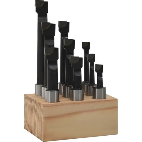 Cutters de perçage 9 pcs 12 mm à base de bois CFW735178 (1/5)