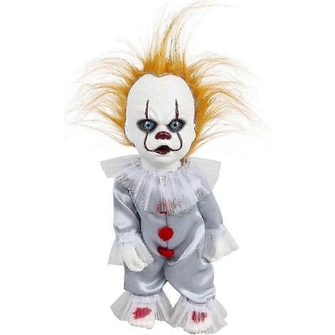 Peluche Clown Effrayant - Jouet d'Horreur - Peluche Douce - Gnome - Décoration d'Halloween - Collection Amusante - 15 cm