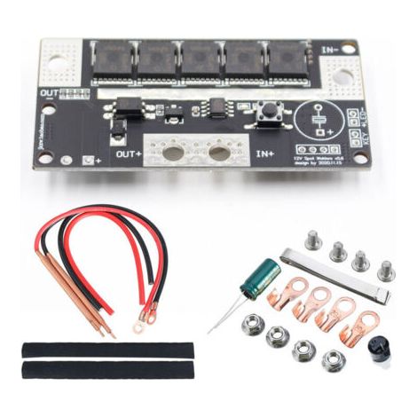 Mini Soudeuse par Points DIY 12V Ensemble de Soudage par Points Batterie Portable Machine de Stockage de Soudage par Points Carte de Circuit Imprimé P/C/B pour 18650 (1/4)