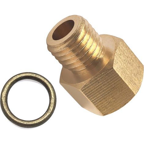 Adaptateur de connexion en laiton M12 x 1,5 pour le raccordement, l'assemblage et la maintenance, pour l'installation et le remplacement.-AquaForge (1/5)