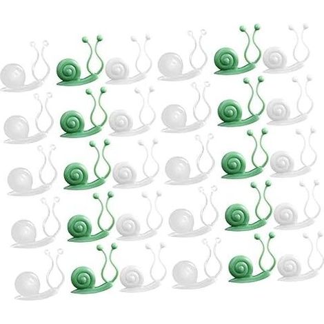 3.6x3.6cm 30Pcs Plant Mounting Hook Climbing Plant Clip Plant Ties Trellis for Climbing Plants Cage Indoor Plants Fixator Self-Adhesive (1/5)