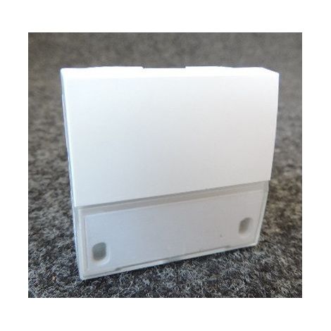 Mécanisme bouton poussoir porte-étiquette NO 16 A blanc polaire Altira Schneider