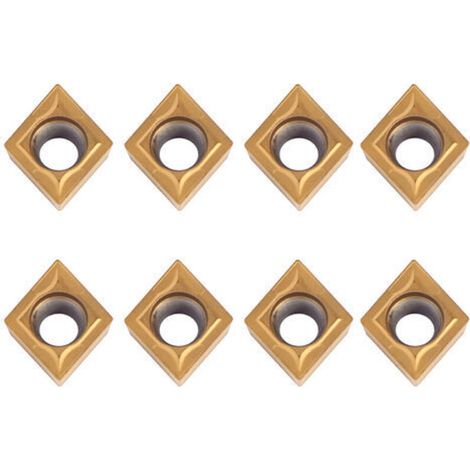 CCMT09t304 Carbide Insert CCMT32.5 Pack of 10 Hard Metal CNC Milling Cutters for Lathe Tool (1/5)