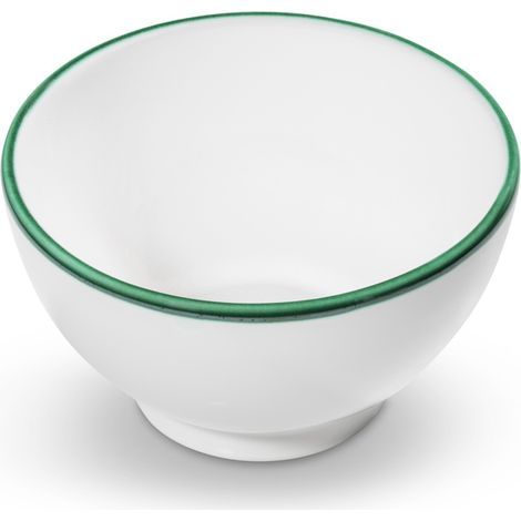 Gmundner Keramik Grüner Rand, Müslischale groß (Ø 14cm)