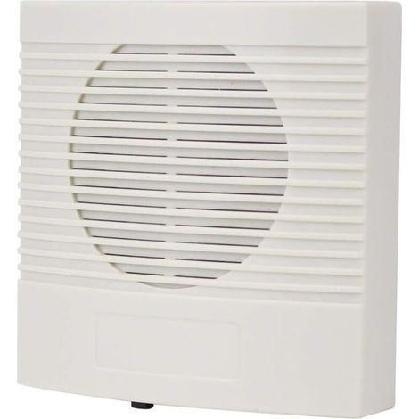 Sonnette électronique filaire de porte carillon DC 12V 3 sonneries Accessoires de contrôle d\'accès blanc en plastique Dingdong anneau pour système de contrôle d\'accès de sécurité à domicile (1/5)