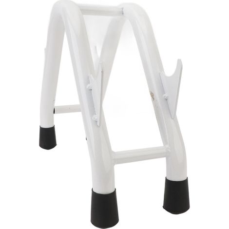 Support pour haltères triangulaire en fer avec revêtement antidérapant en caoutchouc, support de charge de 82 kg (180 lb), accessoire de fitness compact pour l'entraînement à domicile. (1/5)