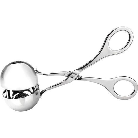 Ibili Fleischbällchenzange Silber Edelstahl Küche