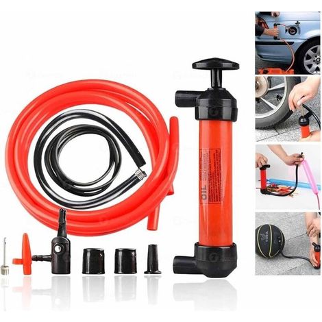 Seringue a Huile, Seringue de Remplacement de Liquides Automobile, Pompe Vidange Huile Moteur de Frein avec Tube Extension et Joint, Liquide de Frein Extracteur de Fluide pour Engrenages (1/5)
