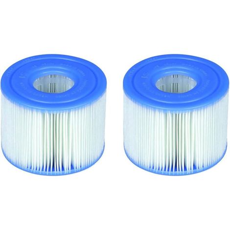 Das Intex-Set 29001E enthält zwei einfach zu installierende PureSpa-Poolfilterkartuschen Typ S1, also insgesamt zwei Filter. – Crezuo