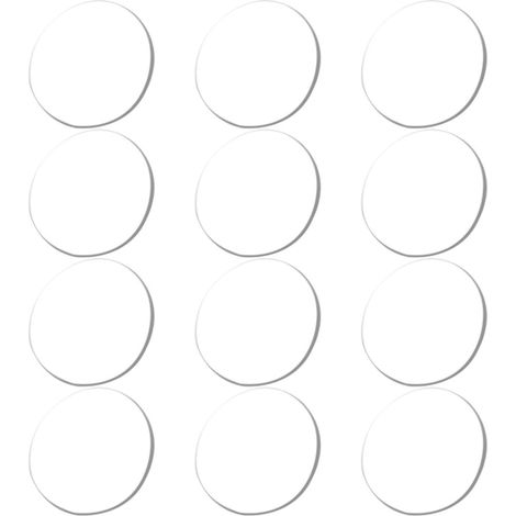 Veemoon Lot de 12 joints à ventouse en verre 20 mm x 3 butoirs (1/5)
