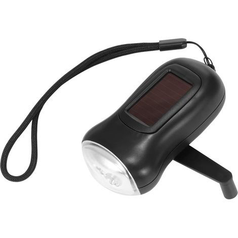 torche LED solaire portable lampe de vélo veilleuse de