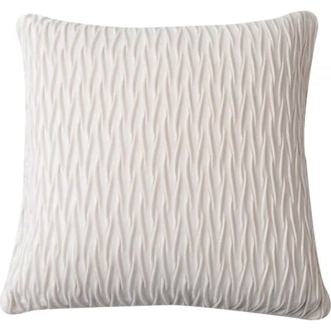 Filiyano – oreiller de luxe pour – Lot de 2 housses de coussin décoratives en velours ultra doux, 45 x 45 cm, texture carrée, taies d'oreiller de luxe