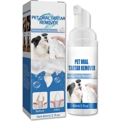 Furriyo Zahnsteinentferner für Haustiere, geeignet für Katzen und Hunde, schäumender Zahnreiniger, Mundpflegeprodukt für frischen Atem (1/5)