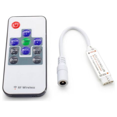 Contrôleur Led Rgb, Unité De Contrôle Sans Fil Rf, Télécommande, Couleurs 5-24 V, 3 X 4 A, 12 A (1/5)