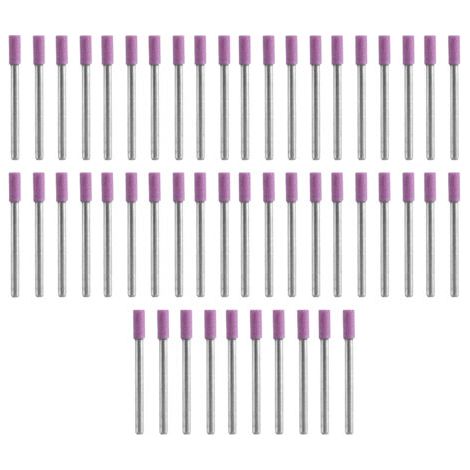 TONYSA Ensemble de 50 meules à aiguiser pour outils rotatifs avec tête abrasive de 4 mm (1/5)
