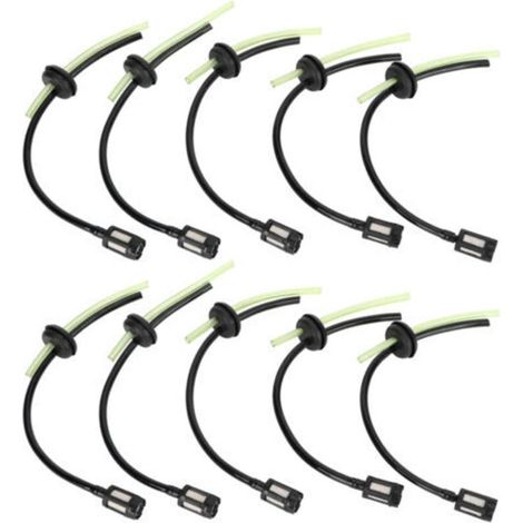 Set di 10 filtri olio e tubi flessibili per tosaerba/motosega, compatibile con GX35 - (1/5)