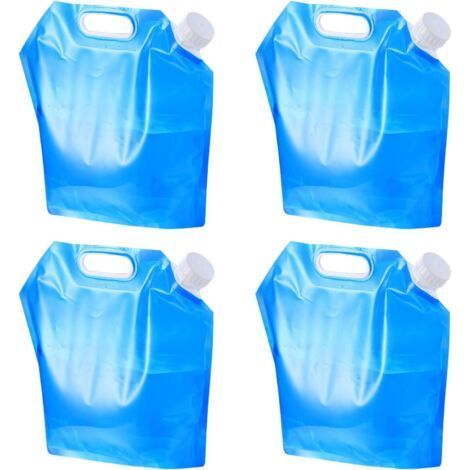 Faltbare Wasserflaschen, tragbare 5-Liter-Trinkwasserbehälter, wiederverwendbare Wasserbehälter für Camping und Reisen (1/5)