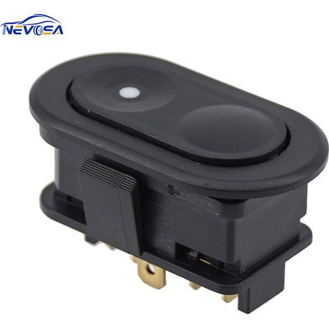 6240060 is a single-switch power window control switch for Opel automobiles. (1/4)