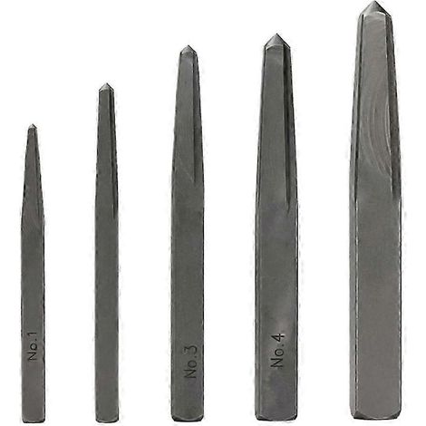Kit d'extracteurs de vis faciles (5 pièces) pour un retrait ou un dévissage rapide des fixations endommagées. Compatible avec les vis de 316 pouces à 58 pouces. (1/5)