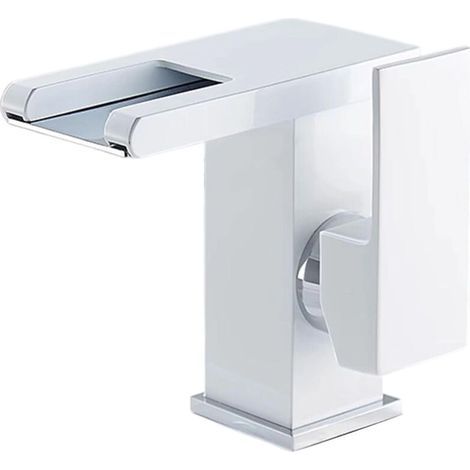 [JAMAIS UTILISÉ] LED Robinet de Lavabo Cascade -robinet salle de bain -Robinet mitigeur lavabo bas chromé -robinet vintage (1/4)