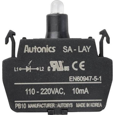 Élément LED - 110 V / 240 V - Jaune - Pour Signalisation Industrielle - 1 Pièce