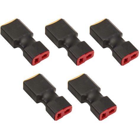 XT60 Buchse auf Stecker T-Stecker Adapter für drahtlose RC LiPo-Akkus, kompatibel mit Deans Stecker auf XT60 Buchse. (1/5)