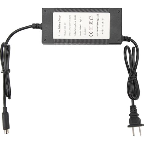 Chargeur de batterie pour trottinette électrique 36V 1.8A, chargeur lithium, prise US 90-230V (1/5)