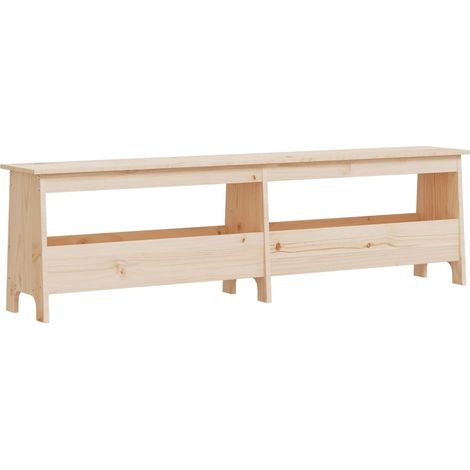 Banco de entrada 160 x 28 x 45 cm madera de pino sin tratar DEC024702