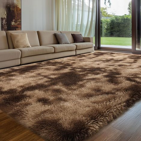 1 Tapis De Salon, Antidérapant, Moelleux, Gris, 200x300 Cm, Pour Chambre