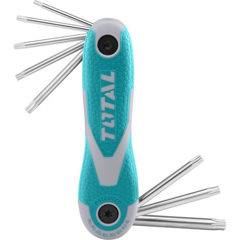 SET SERIE CHIAVI TASCABILI 8pz CHIAVE MASCHIO TORX TOTAL