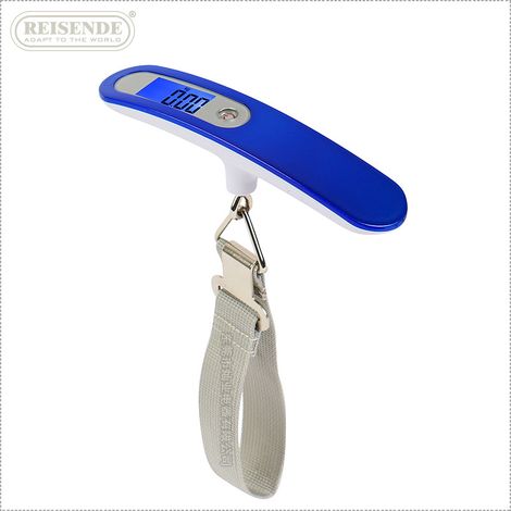 50kg grande poignée balance à bagages balance électronique portable balance à bagages électronique portable 153cm bleu (1/2)
