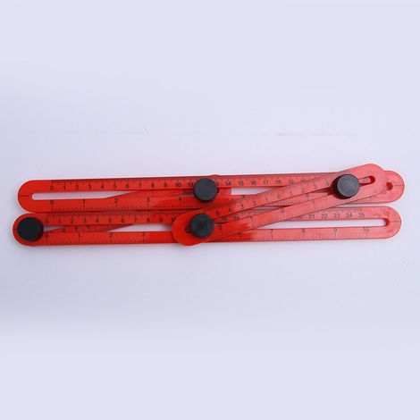 Winkelmesser / Winkelmesser – Perfekte Winkel, Gelb, Rot