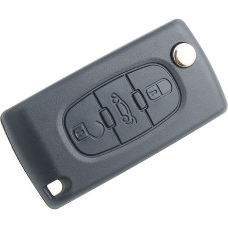 CE0523 Kompatibles 2-Tasten-Schlüsselgehäuse, Klappschlüssel für Peugeot 207 307 308 407 408 3008 5008 und Citroen C2 C3 C4 C5 C6 C8 (CE0523) (1/4)