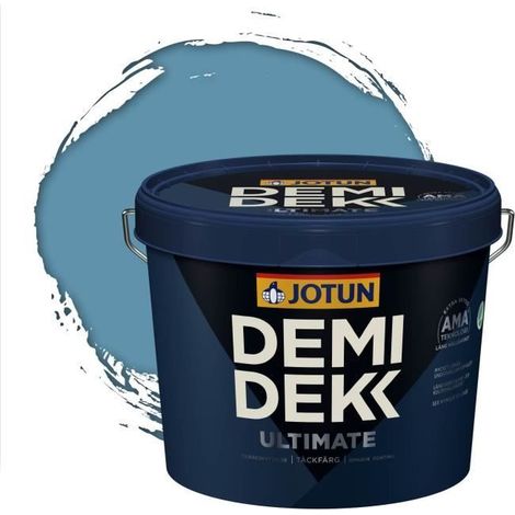 Peinture Bois - DEMI DEKK ULTIMATE - Satinée - RAL 5024 - 3L - Extérieur/Intérieur (1/2)