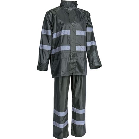 Ensemble de pluie de travail RAINET Vert L - 46/48
