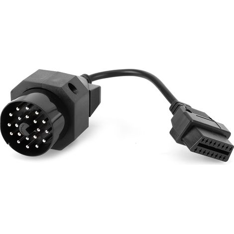 Câble adaptateur OBD2, connecteur femelle 16 broches vers connecteur de diagnostic 20 broches, compatible avec BMW E36, E39, X5 et Z3. (1/5)