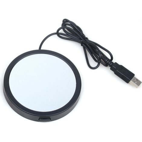 Support Chauffant Pour Tasse - 5 V USB - Température Réglable 40-60 °C - Compatible Tasses En Céramique Verre Acier Inoxydable - 1 Pièce (1/5)