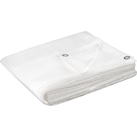 verstärkte Plane 3x4m, transparent, wasserdicht, 160g/m², UV-beständig, mit Ösen, für den Außenbereich (1/5)
