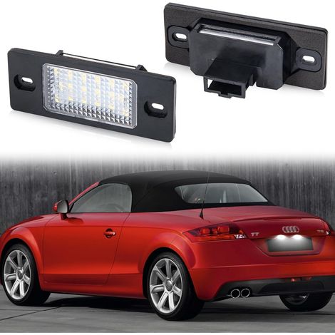 LED License Plate Light for TT 2007-2010 TTS 2D 2007-2010 TT Roadster 2007-2010, LED License Plate Lights with Canbus Error Free 2835 SMD, 2 Pieces (1/5)