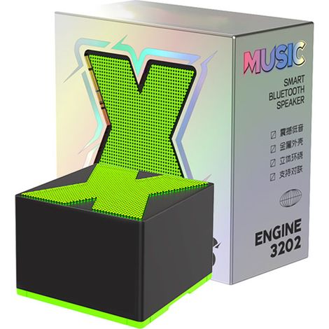 MDUG HIFIEnceinte audio portable mini en métal avec caisson de basses surround TWSEnceinte Bluetooth avec microphone (1/5)