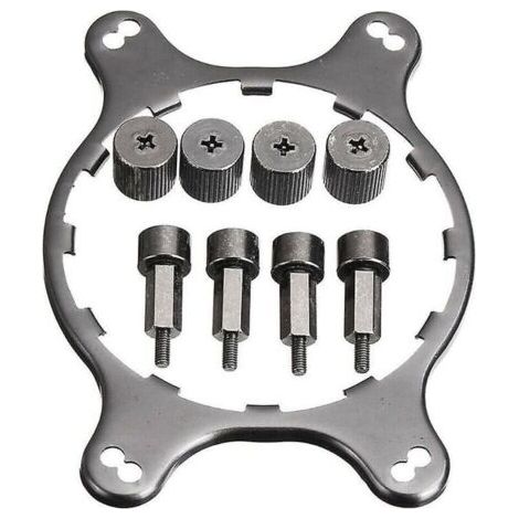 Support de Ventilateur Processeur Métal Remplacement Radiateur Plaque Arrière Compatible AM4 (1/4)