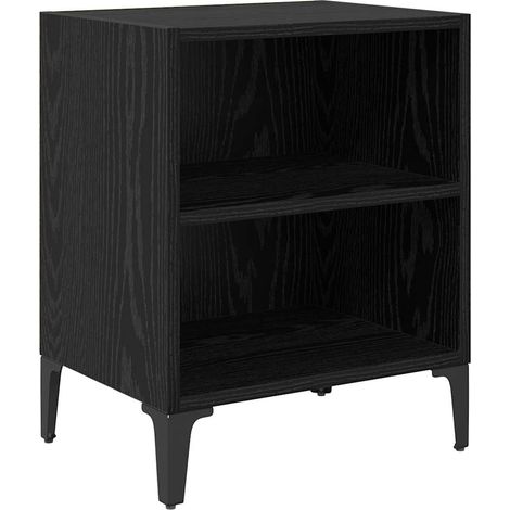 Maison Exclusive - Nachttisch Schwarz Eichen-Optik 40 x 30 x 50 c
