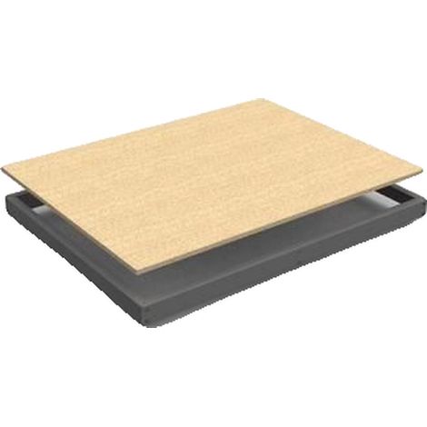 Banco da lavoro fisso Simon Rack 1206 zincato, 120 cm