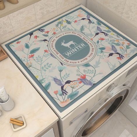Alfombrilla impermeable y resistente a los arañazos para cafetera (40 x 50 cm), alfombrilla para mesa y barra, fabricada en cuero vegano duradero y fácil de limpiar. (1/5)