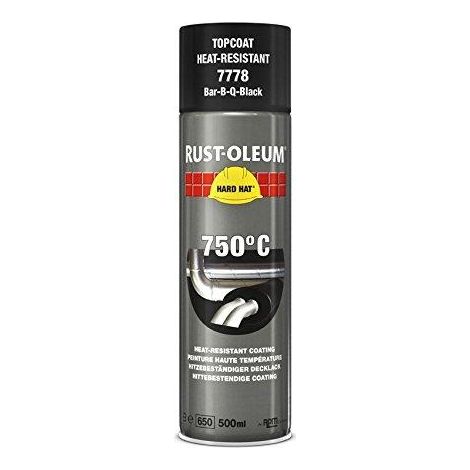 Rustoleum Hard Hat® vernice nera satinata 500ml alta temperatura