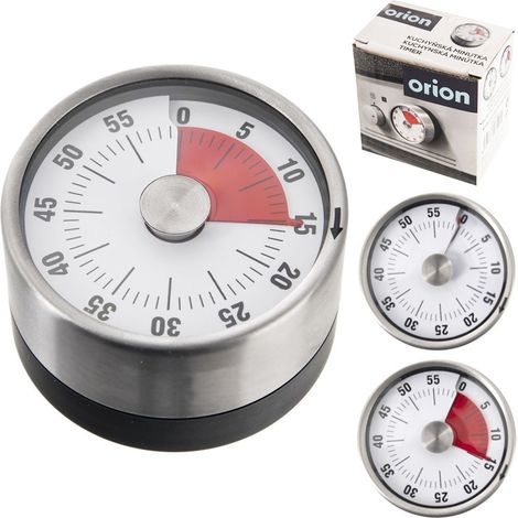 Temporizador de cocina con imán, analógico, 6 cm (1/5)