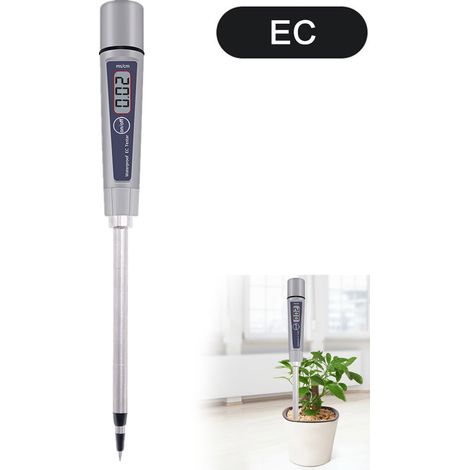 Testeur de sol haute précision, testeur de conductivité électrique du sol pour plantes de jardin, exploitations hydroponiques et piscines (1/5)