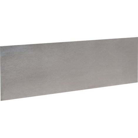 Plinthe de bas de porte Plate Inox satiné - Duval - 930x250 adhésif (1/2)