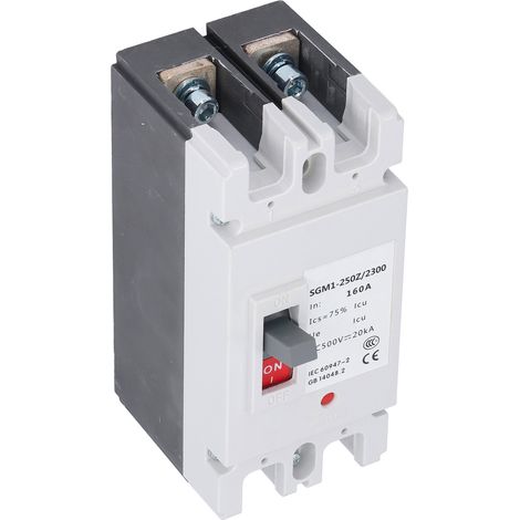 Gleichstrom-Leistungsschalter 2-polig, Kompaktleistungsschalter, Solarenergie-Schalter, 500 V, 160 A (1/5)