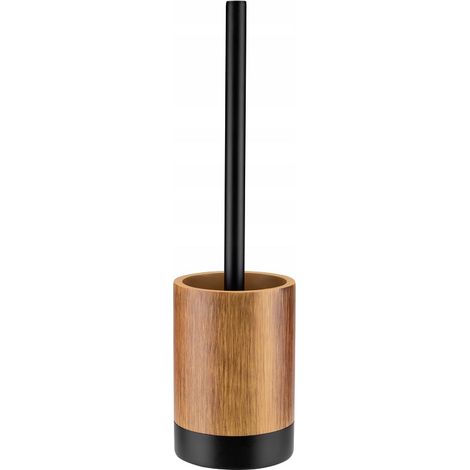 KADAX WC-Bürste aus Polyresin, Toilettenbürste, Holz-Schwarz (1/5)